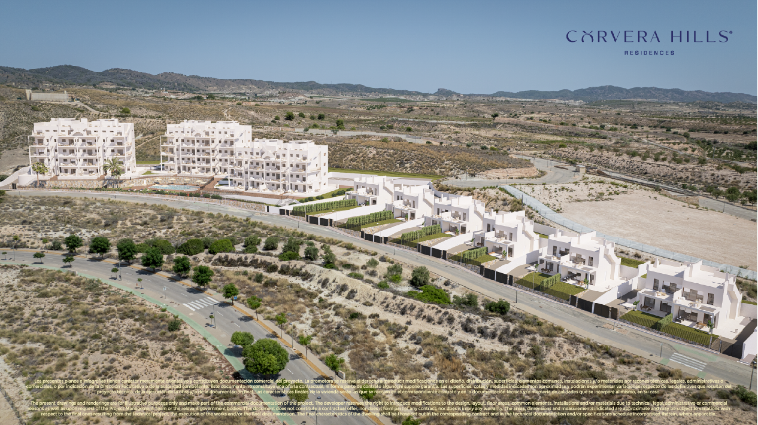 New Build Penthouse Apartments with Communal Pool in Corvera Hills Resort