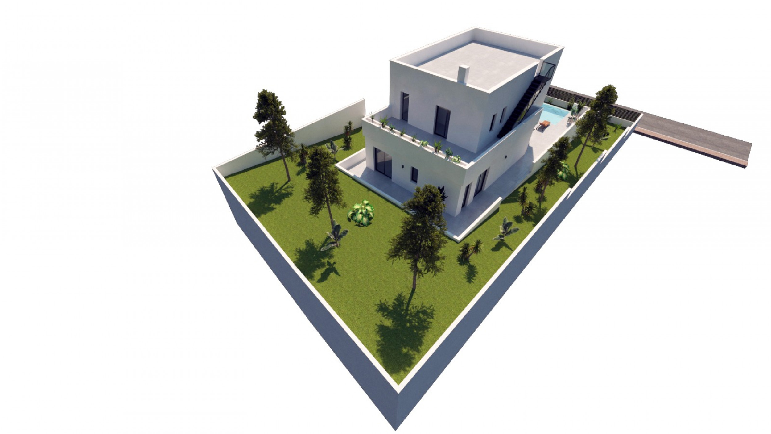 Stunning New Build Detached Villa with Pool in Pinar De Campoverde.  Ready End of 2026.