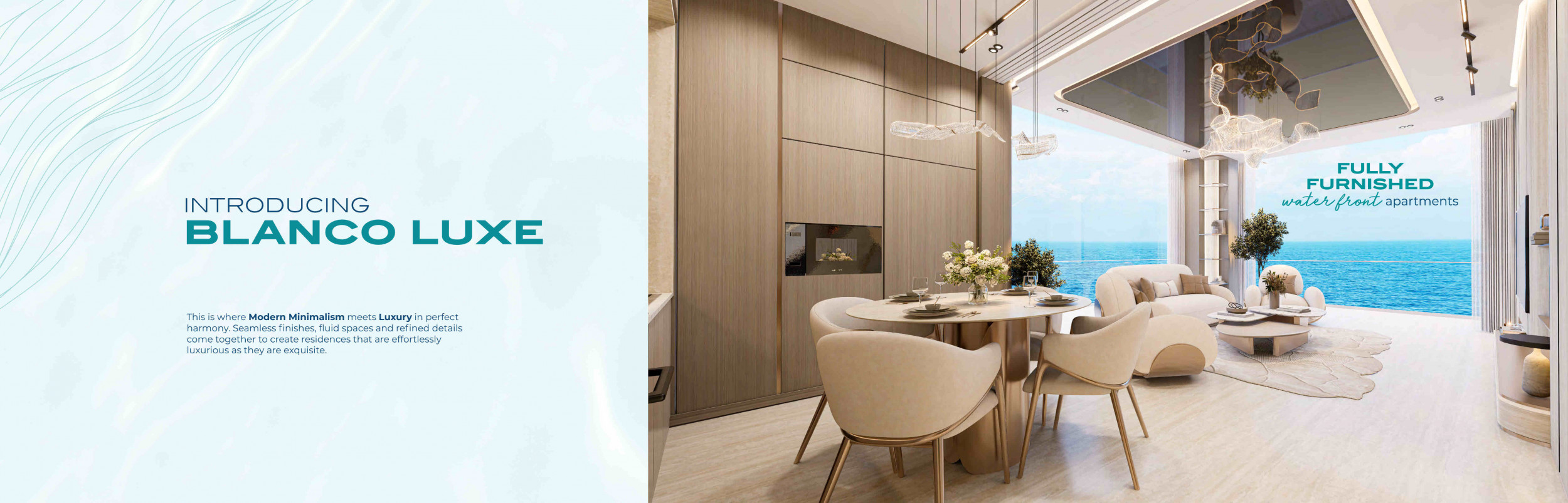 Fully Furnished Oceanfront Resort Style Apartments.  Special offer 11,600€ Deposit, small Downpayment + 0.5% per month until 2029.