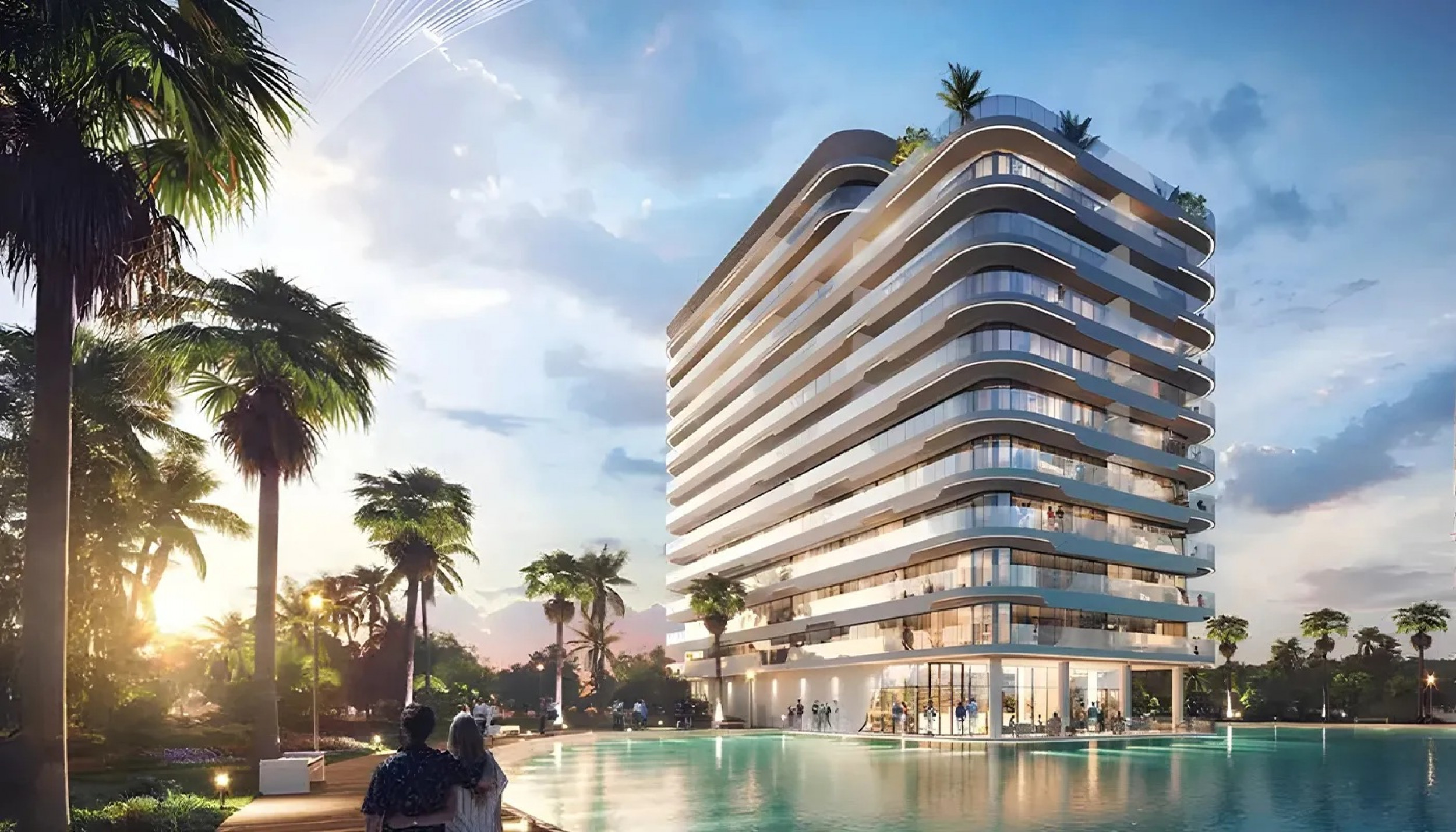 Venetian Inspired Waterfront One Bedroom Apartments in Azizi Venice Development in Dubai South