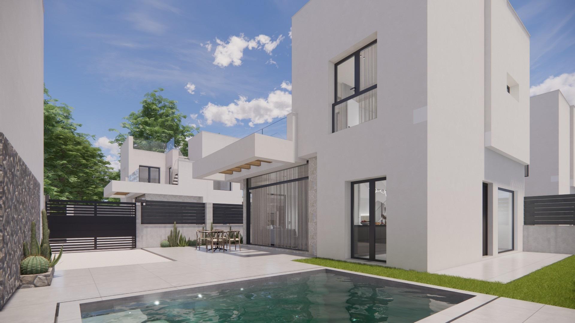 Modern new build villas in la herrada los montesinos with private pool