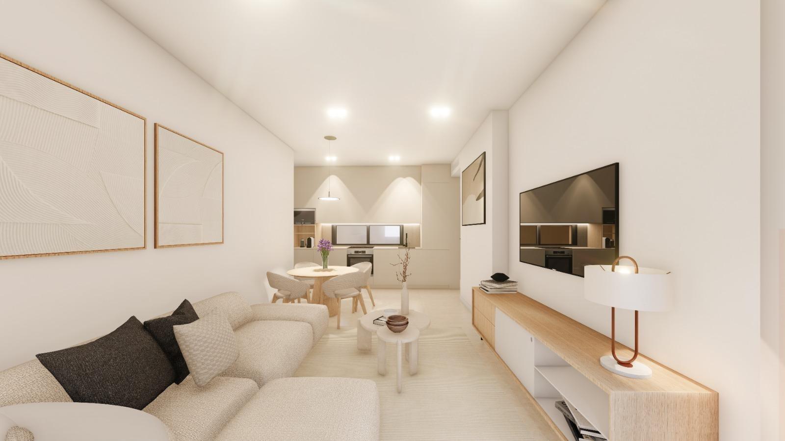 Modern new build apartments in guardamar del segura near the beach