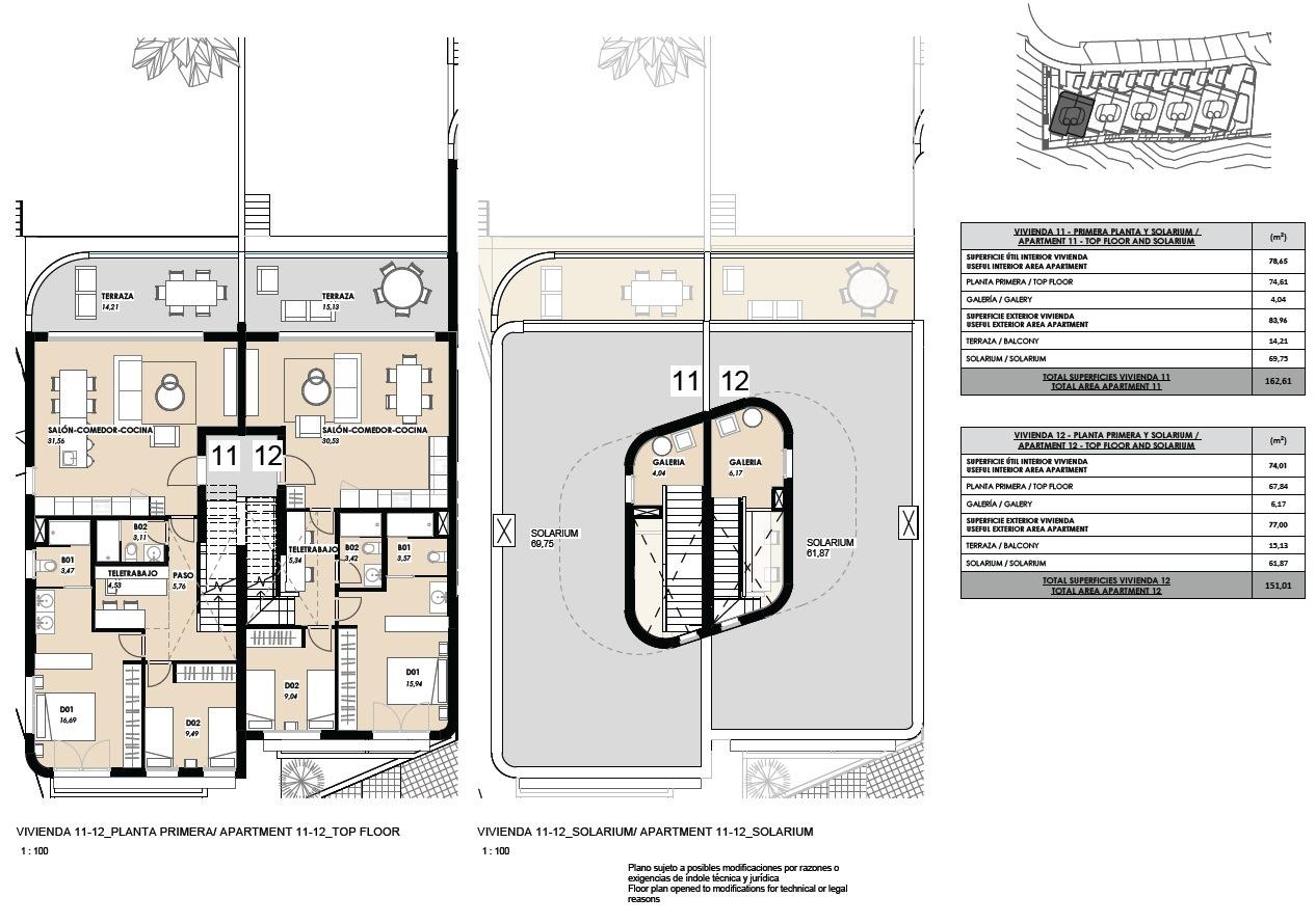 New build bungalows with sea views in la mata, torrevieja