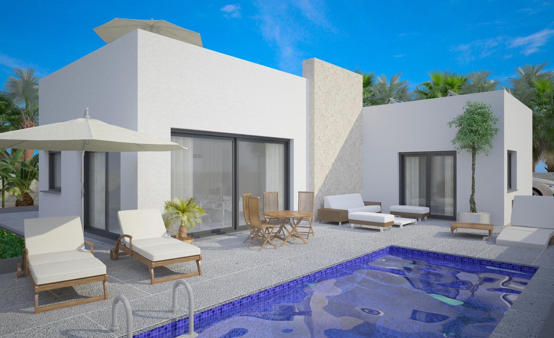 New build modern villa in benijofar