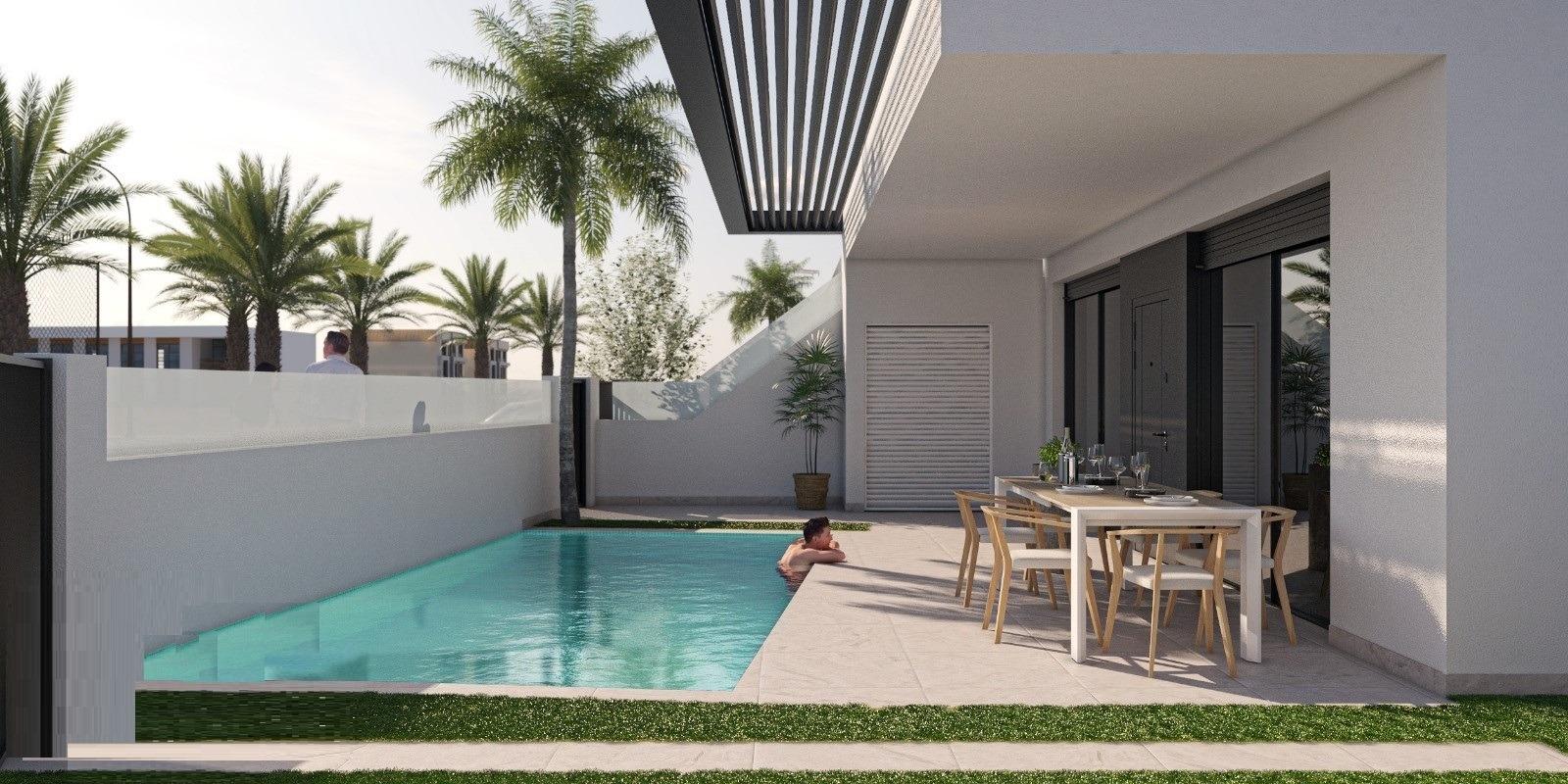 New build bungalow apartments in san pedro del pinatar