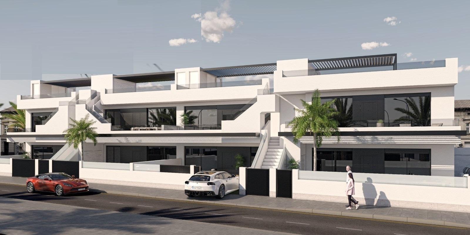 New build bungalow apartments in san pedro del pinatar