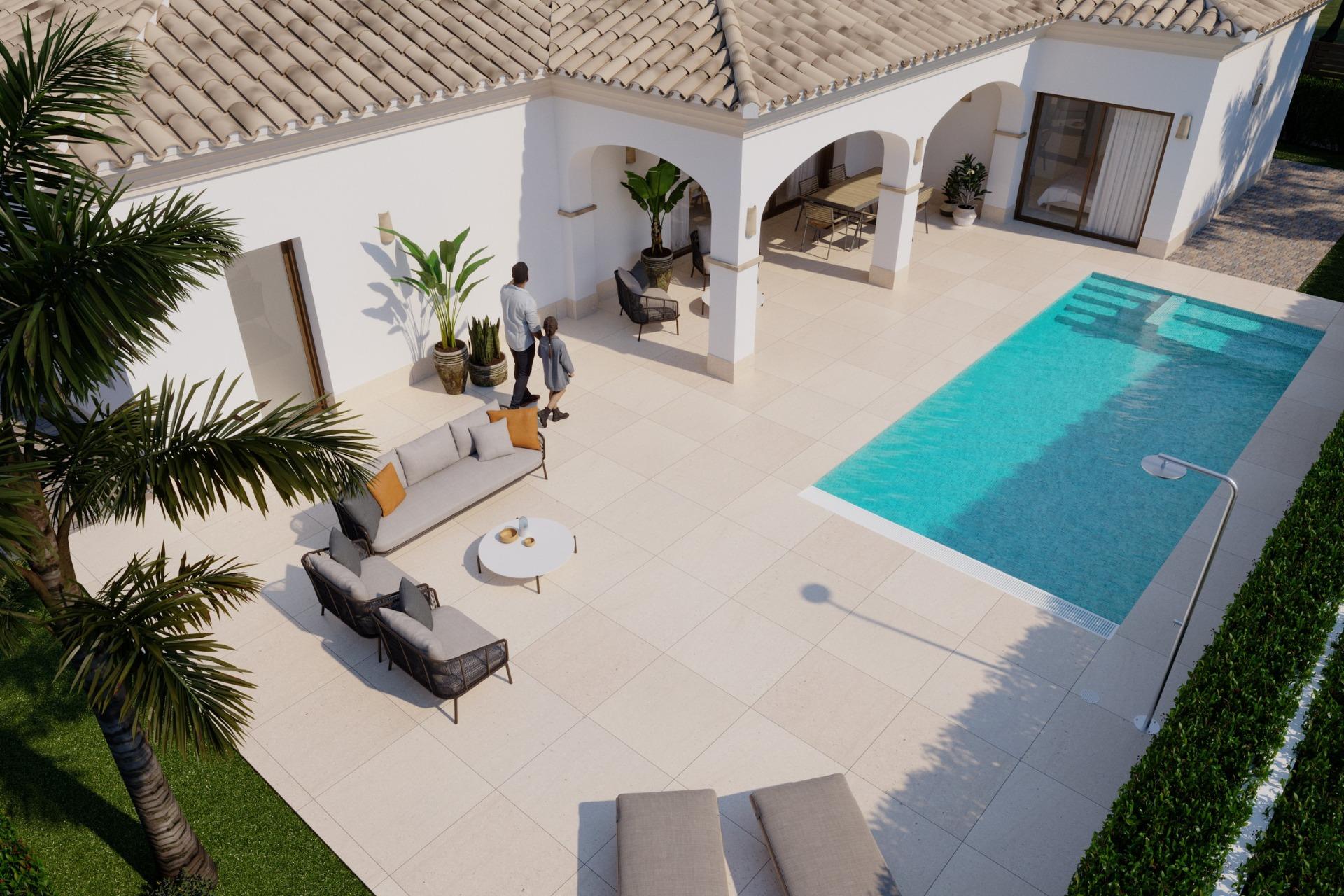 New build mediterranean villas in san pedro del pinatar