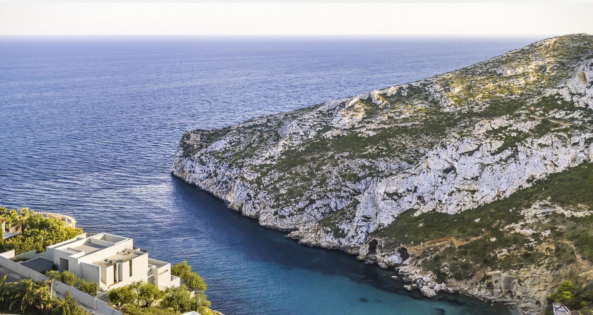 Luxury new build villa with sea views near granadella beach in javea