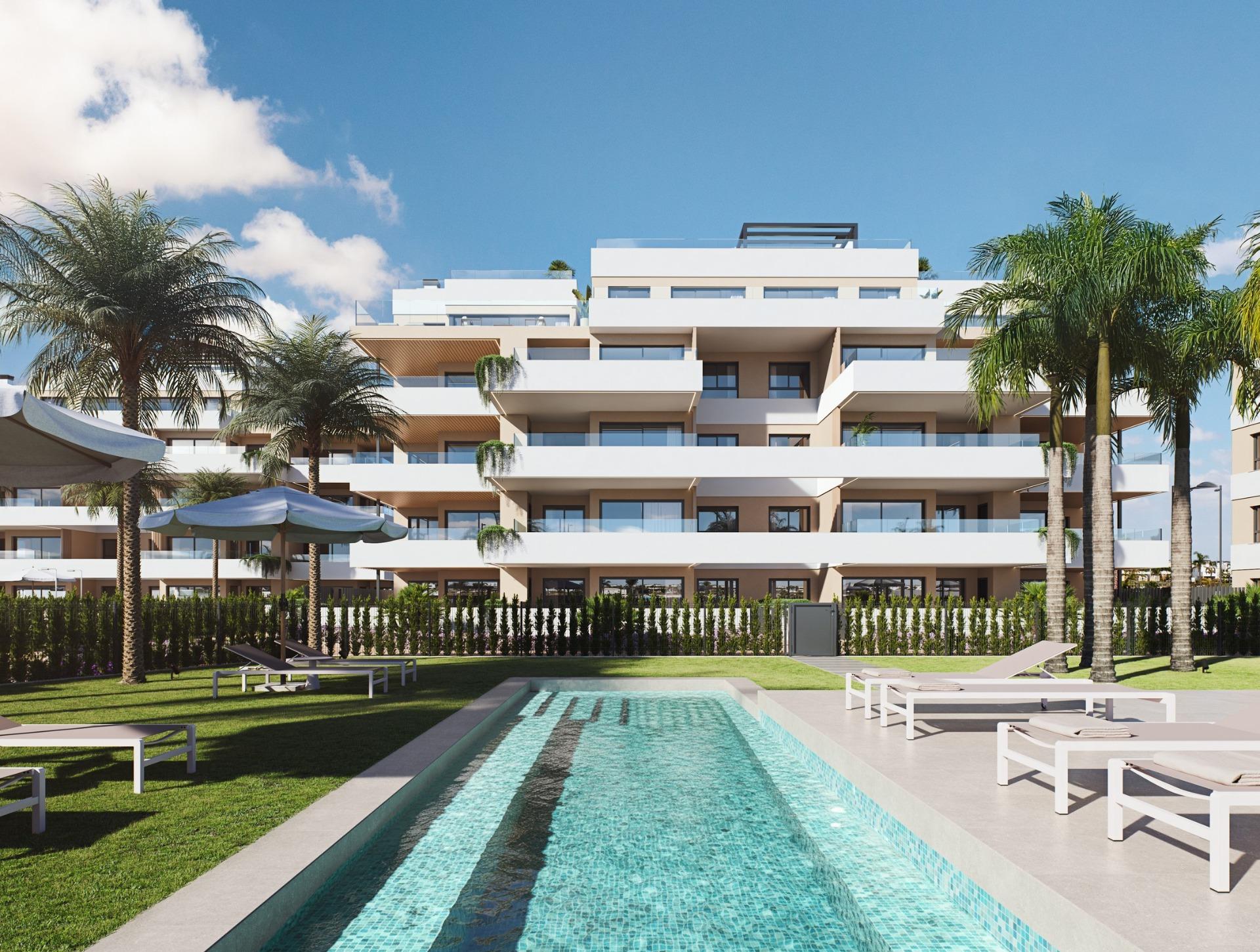 Luxury new build apartments for sale in santa rosalia lake and life resort murcia