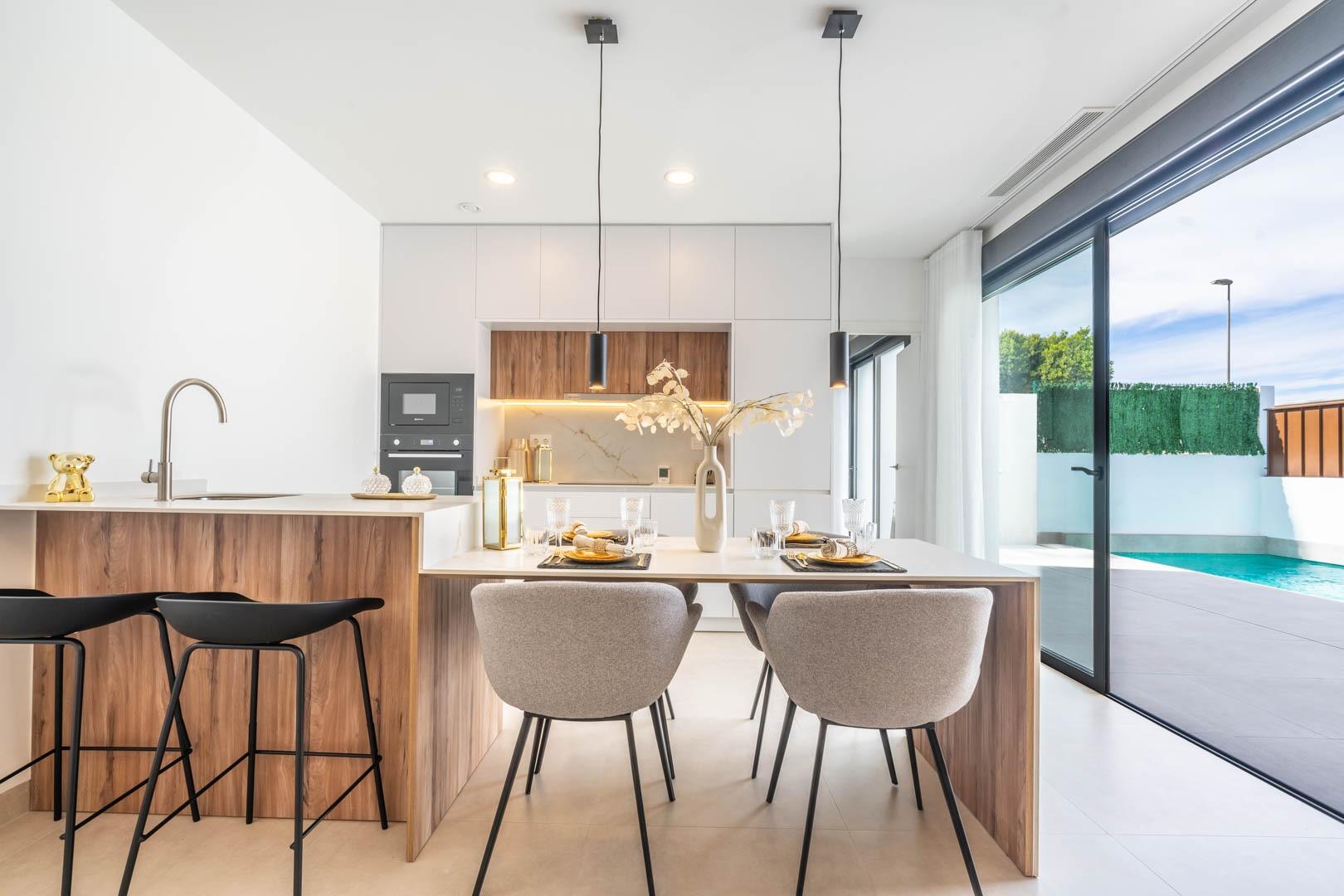 New build independent villas with private pool and solarium in roldán, torre-pacheco