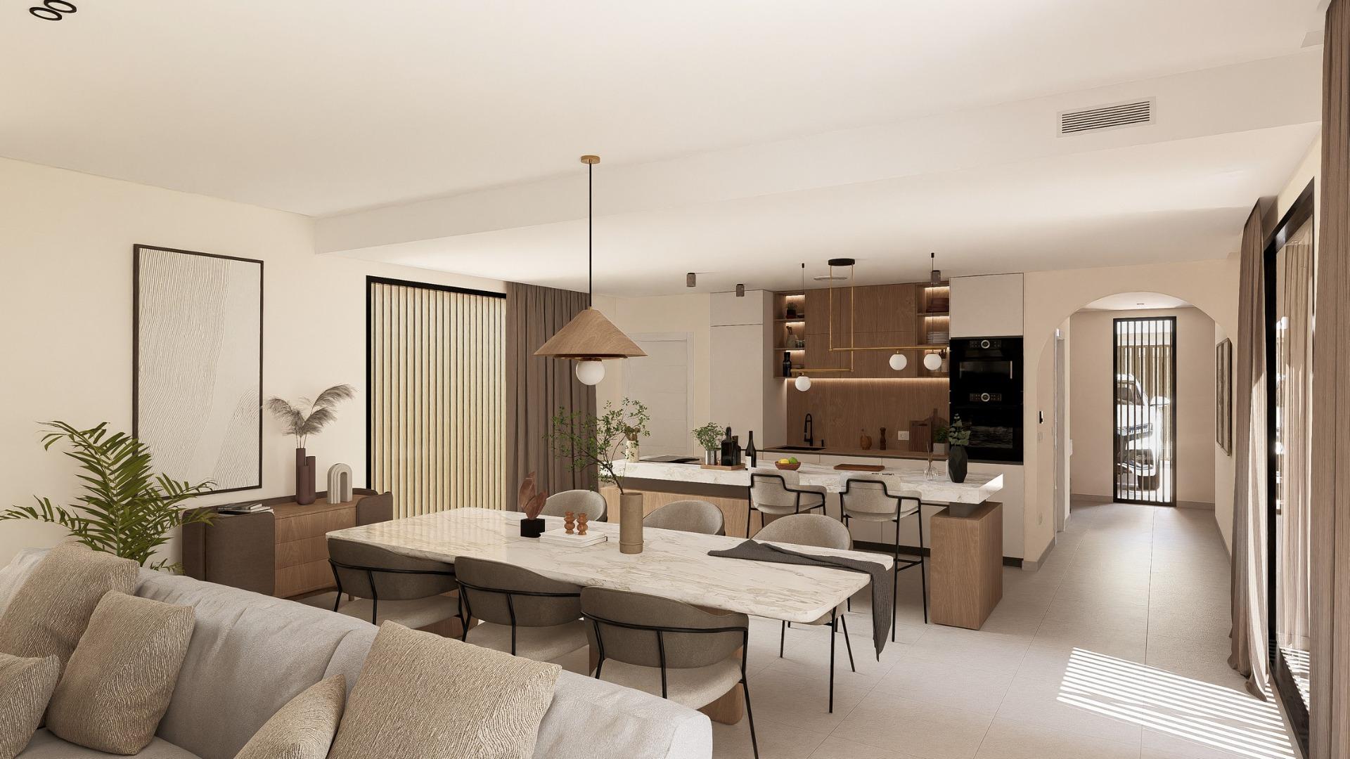Contemporary one level villas in altaona golf resort murcia