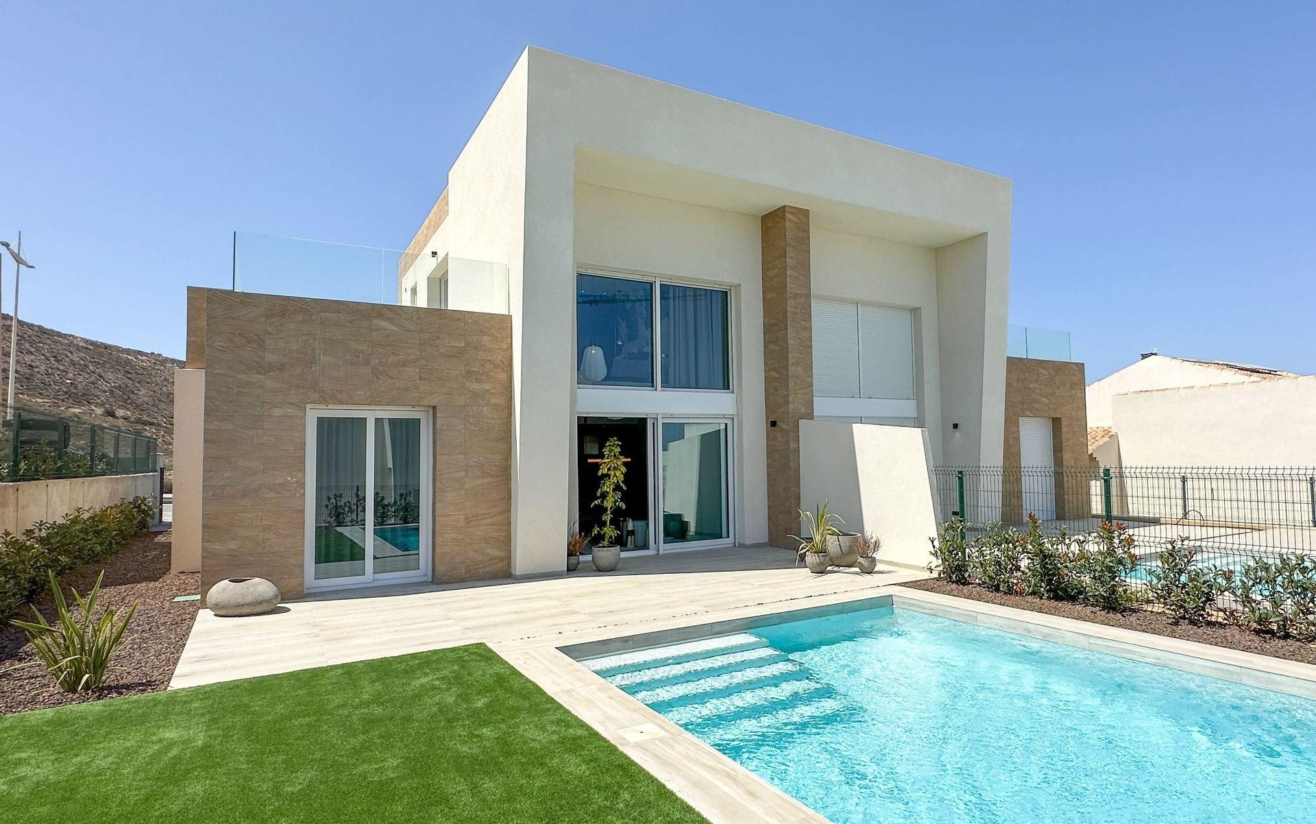 New build semi-detached villas with private pool in la finca golf resort, algorfa