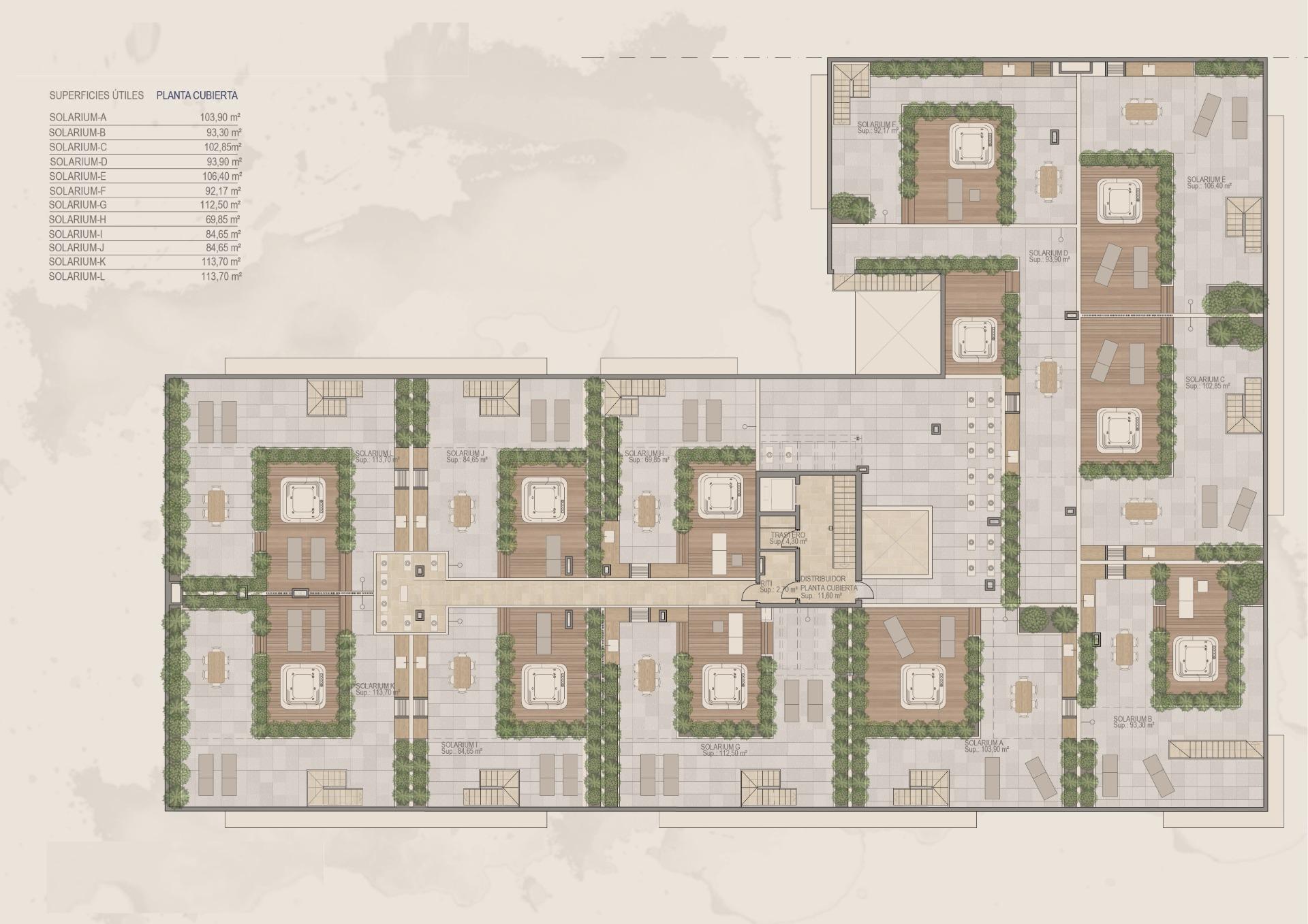 New build penthouses in torre-pacheco