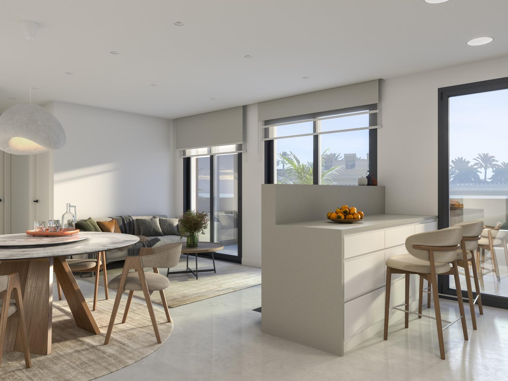 Modern new-build apartments in santa pola just 500 meters from the beach