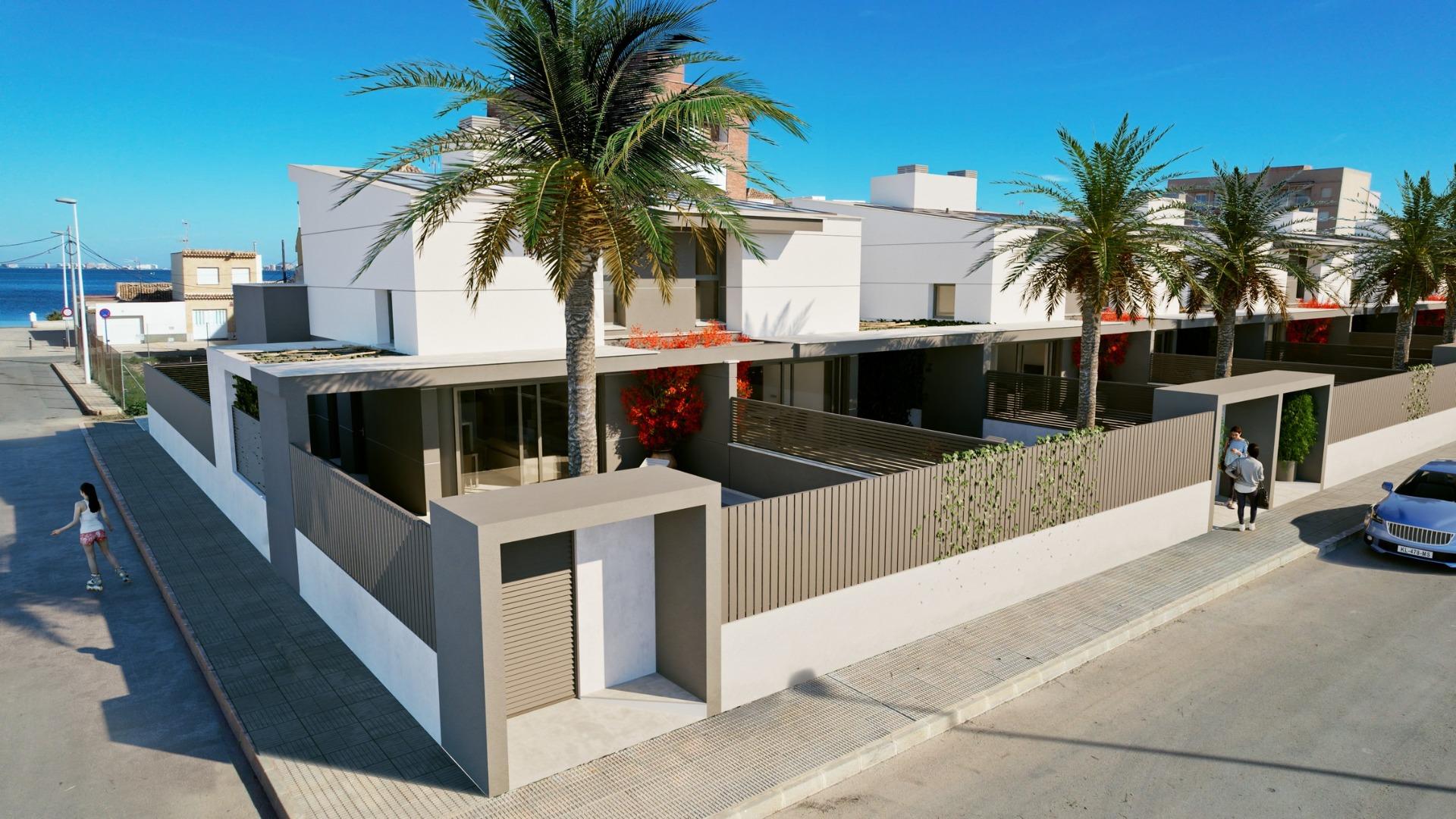 New build semi-detached villas in los nietos, la manga mar menor