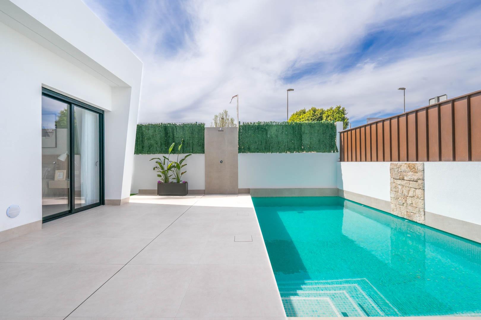 New build independent villas with private pool and solarium in roldán, torre-pacheco