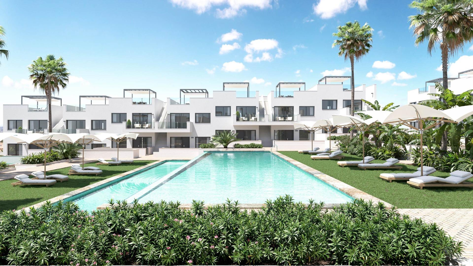 New build residential of bungalow apartments in los balcones