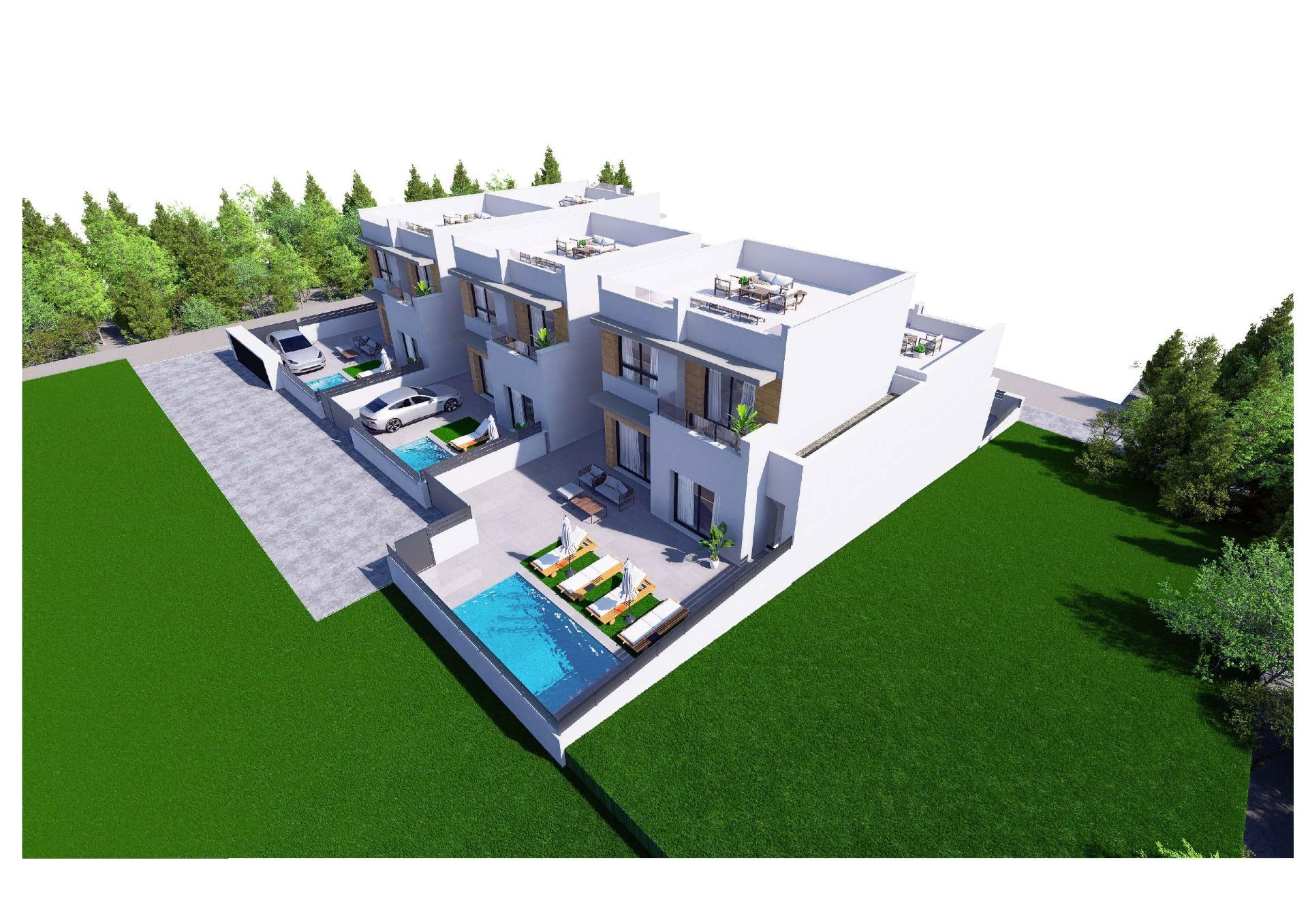Luxury new build semi-detached villas in benijófar, costa blanca