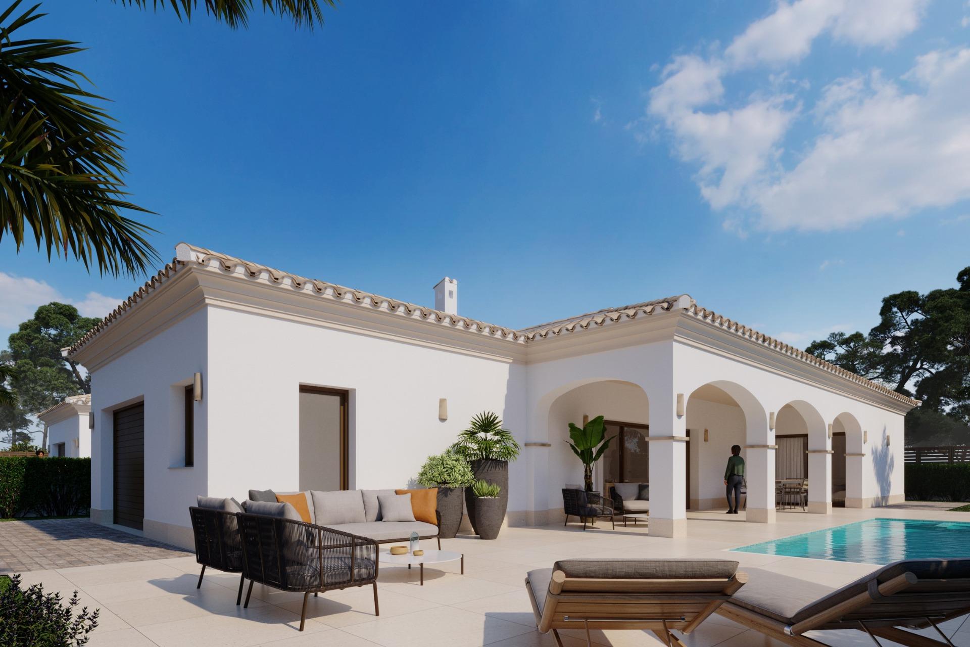 New build mediterranean villas in san pedro del pinatar