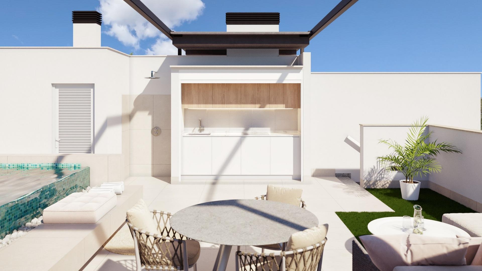 Boutique development of new build homes with private pools in pilar de la horadada