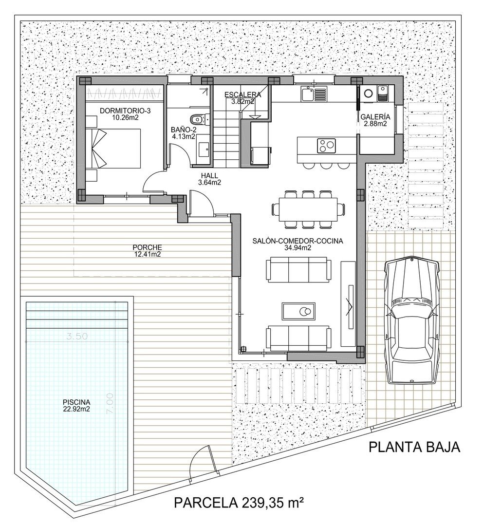 New build modern villas in benijofar
