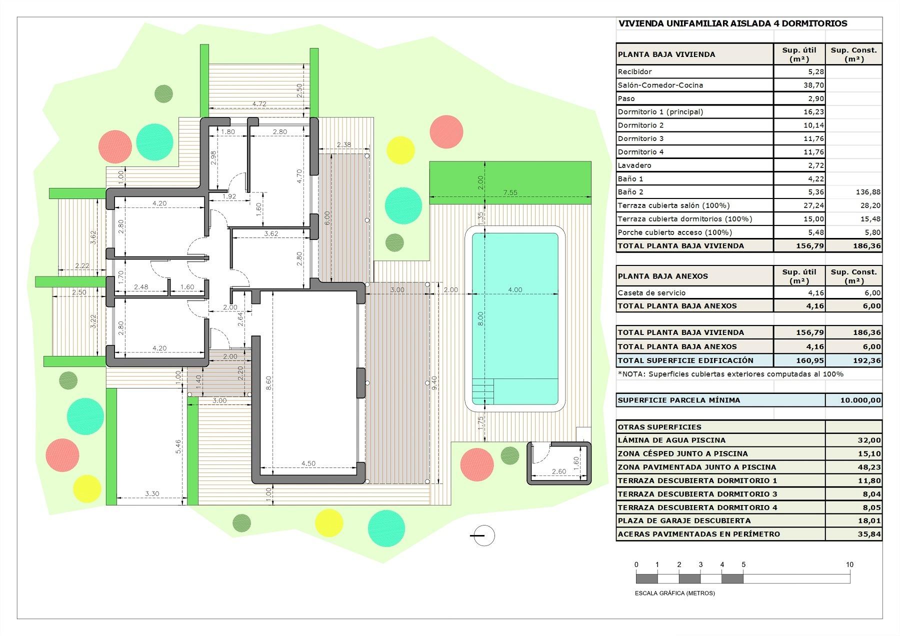 New build villas on large rustic plots in pinoso, alicante