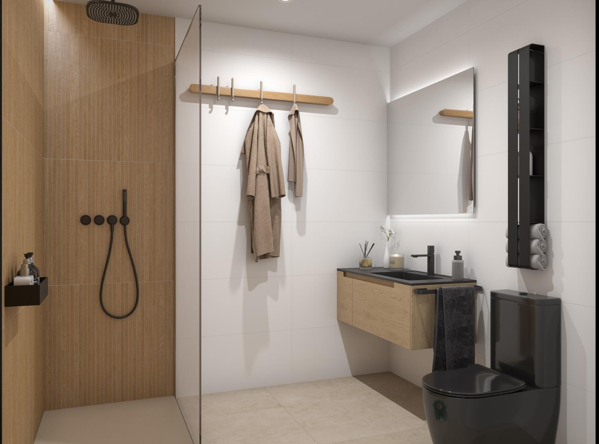 New build corner quad villas with private pool in dolores, alicante
