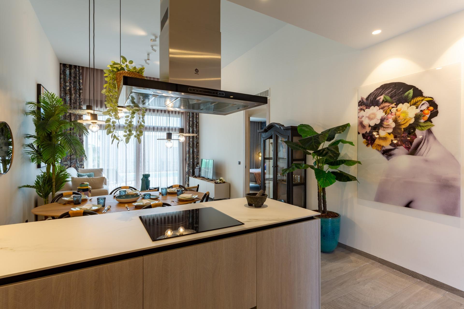 New build semi detached villas with private pool at la finca golf resort algorfa