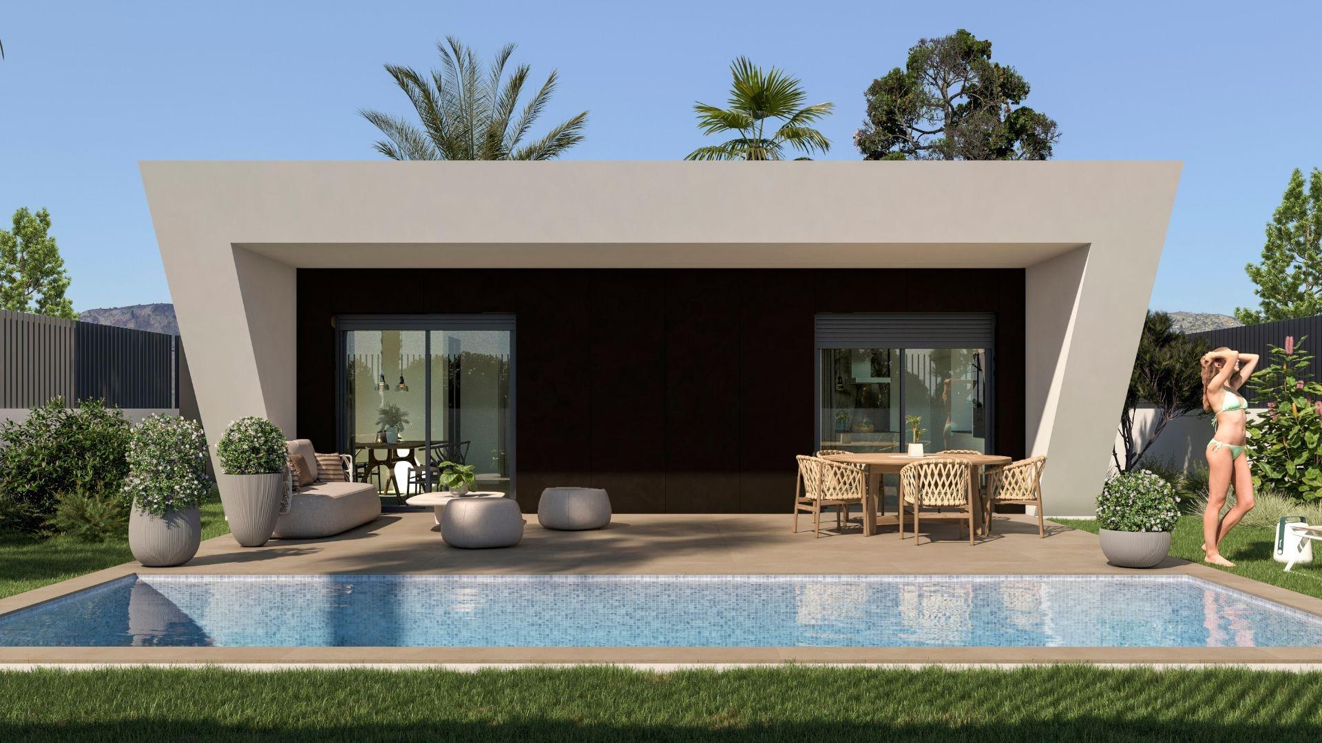 New build villas in monforte del cid
