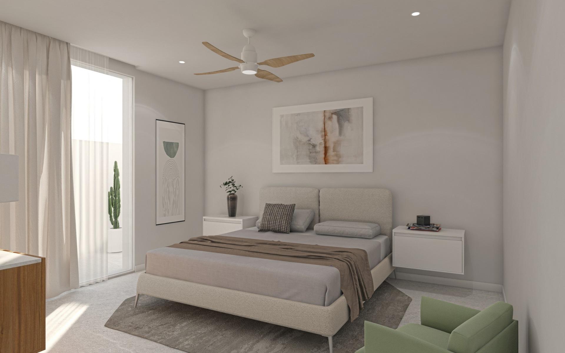 Modern apartments with comunal pool near the beach in san pedro del pinatar