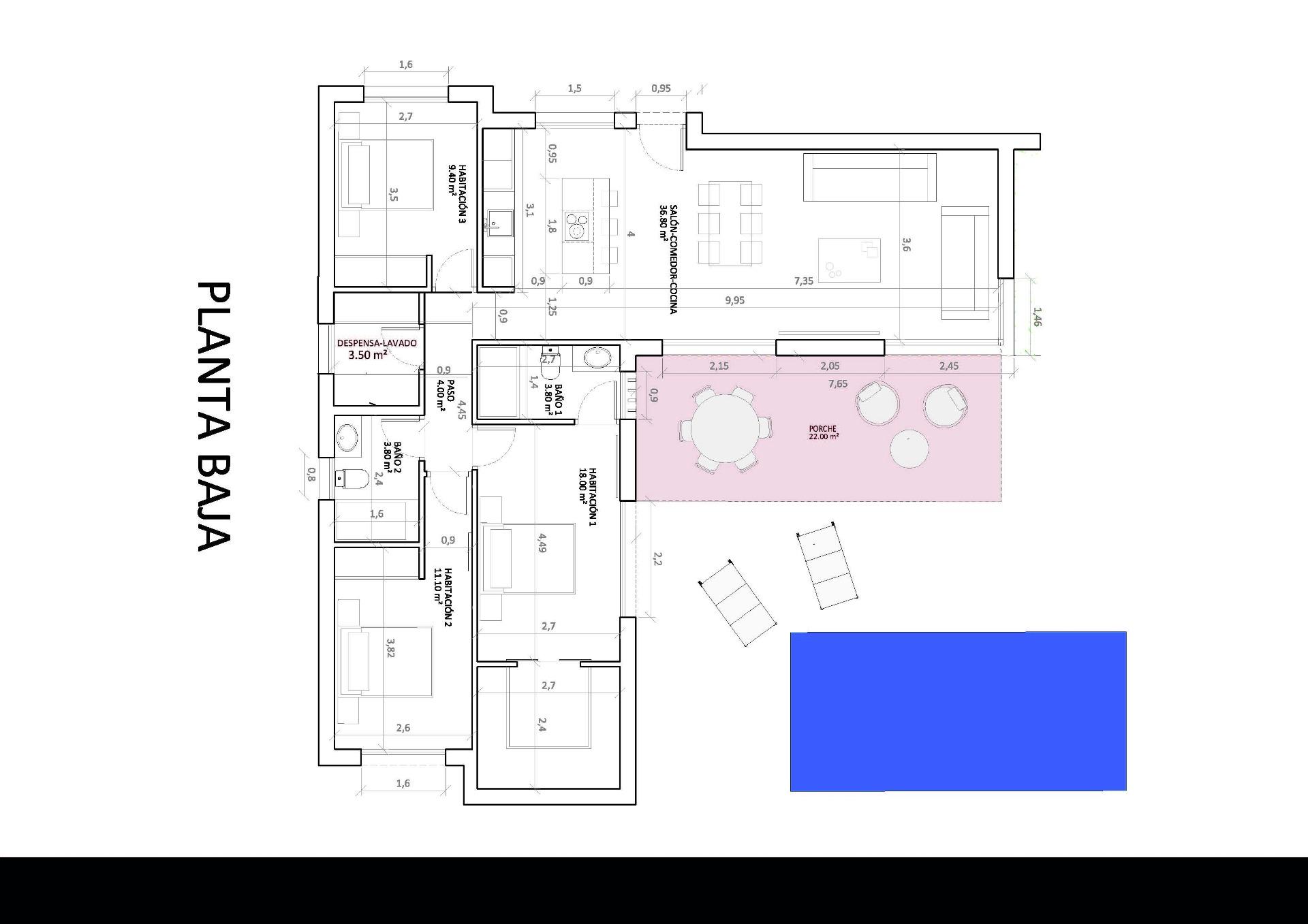 Newly built villas with private pool in monforte del cid