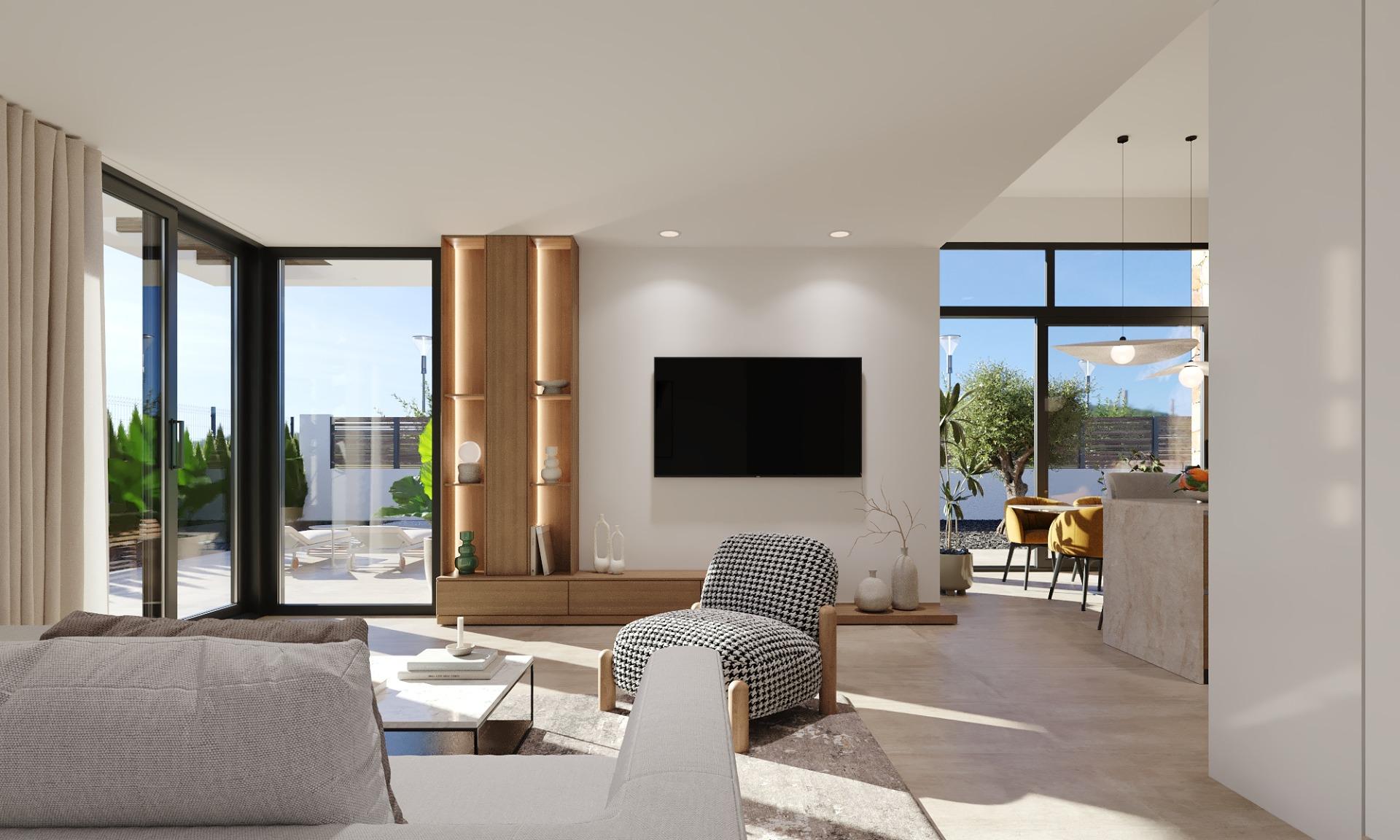 New build villas in hacienda del Álamo golf resort, murcia