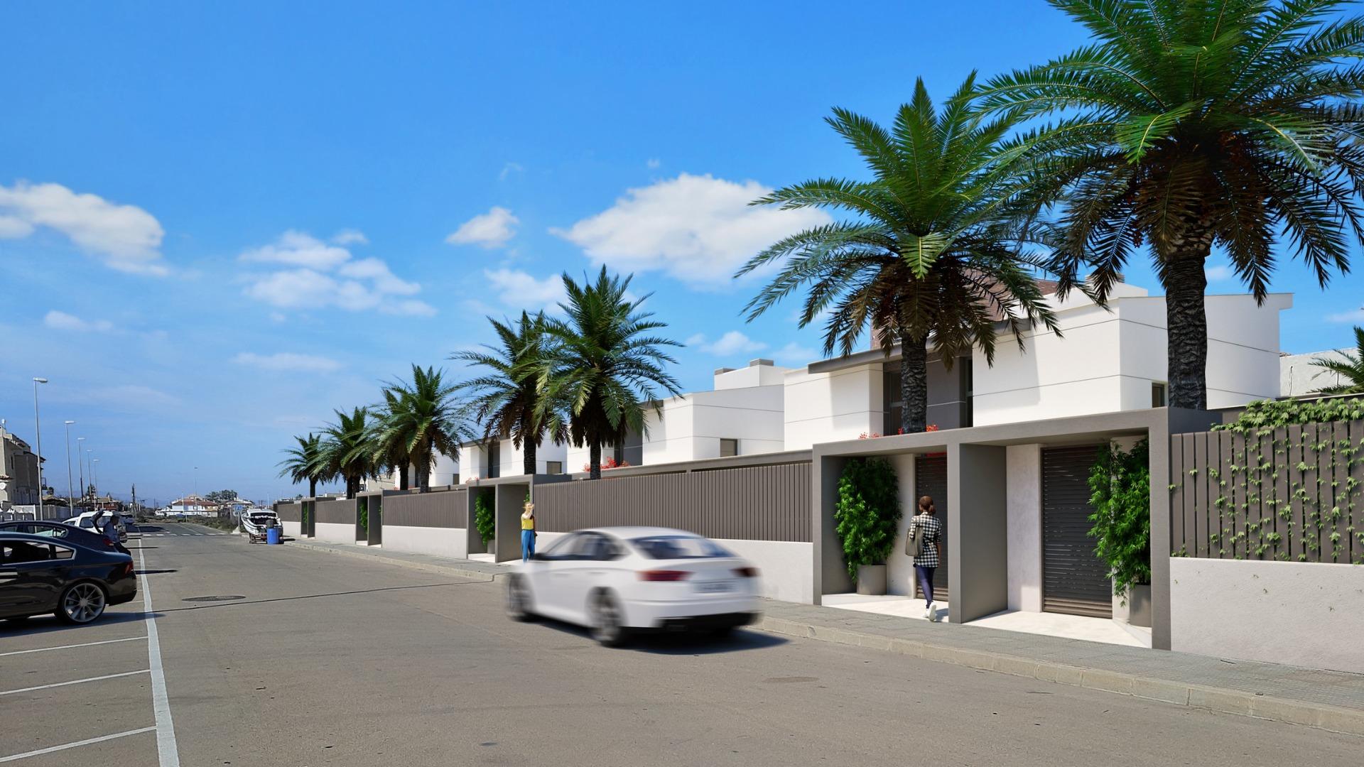 New build semi-detached villas in los nietos, la manga mar menor
