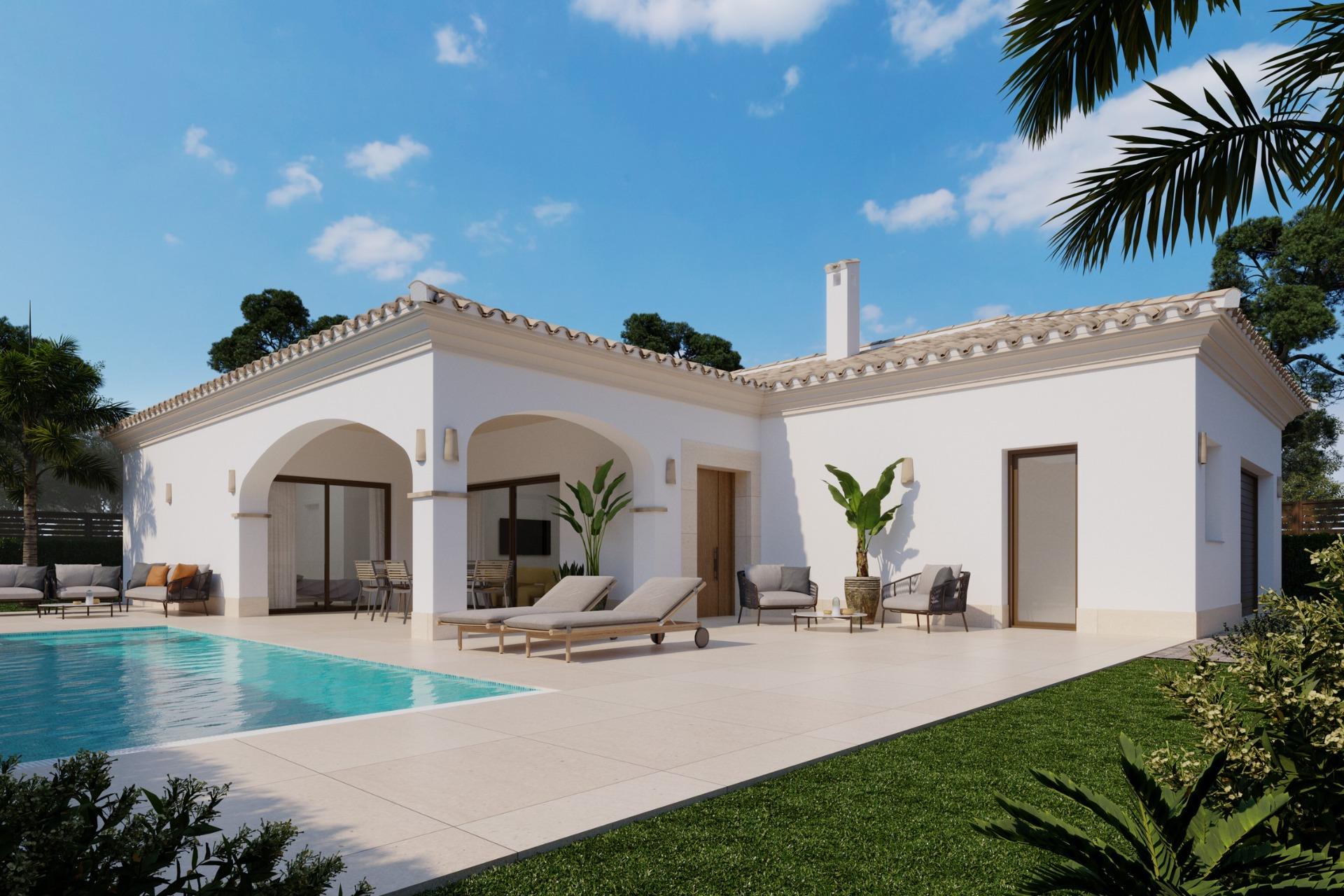 New build mediterranean villas in san pedro del pinatar