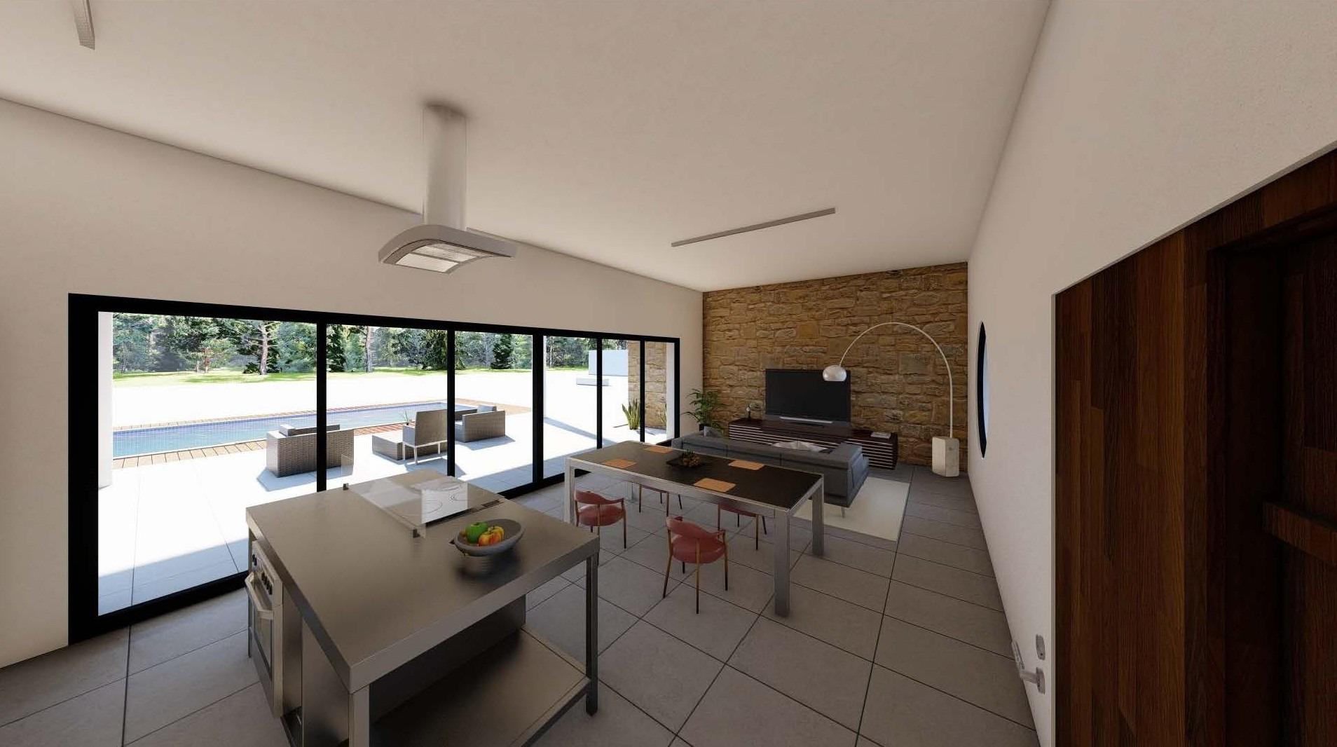Modern newly built villa on a large rural plot near pinoso