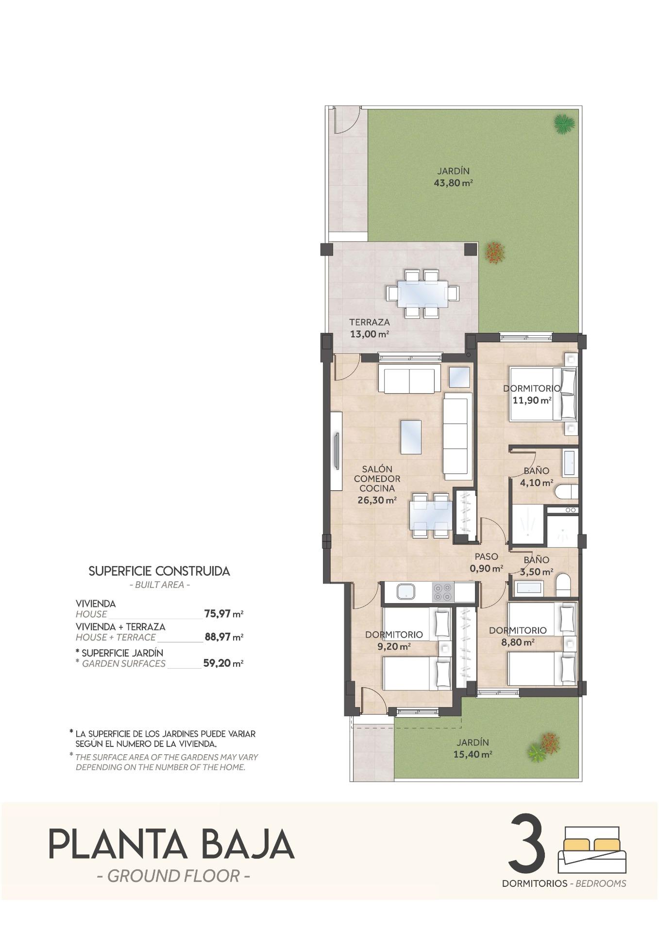 New build bungalows in san miguel de salinas – nature, golf and comfort