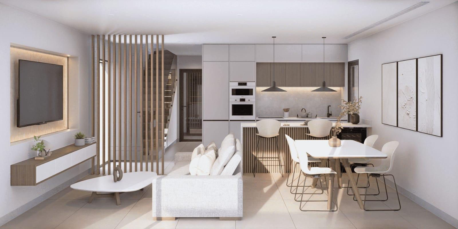 New build villas with private pool in pilar de la horadada near the beach