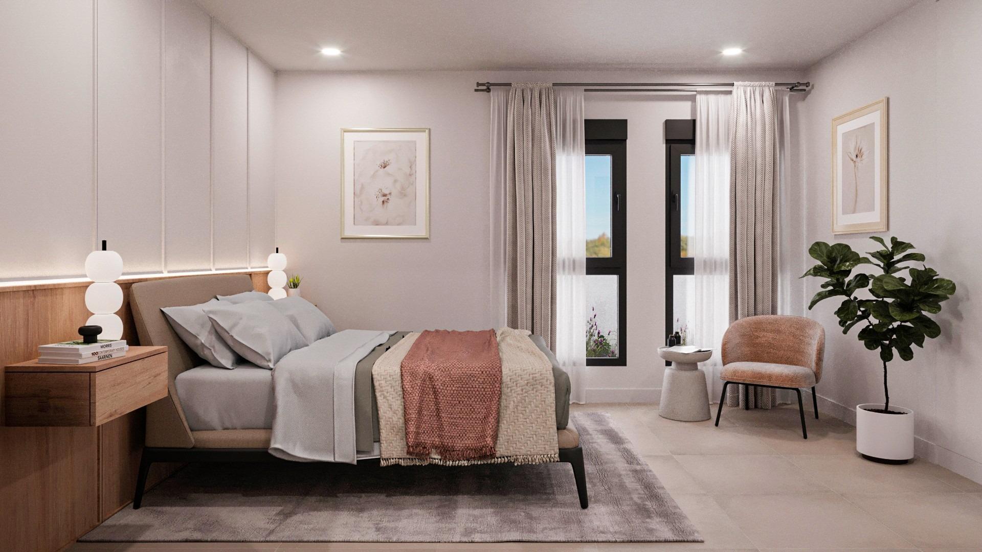 New build townhouses in fuente alamo, murcia