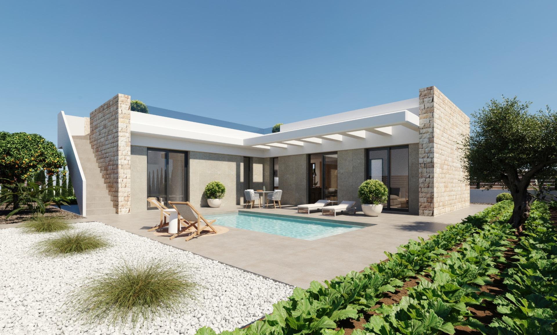 New build villas in hacienda del Álamo golf resort, murcia