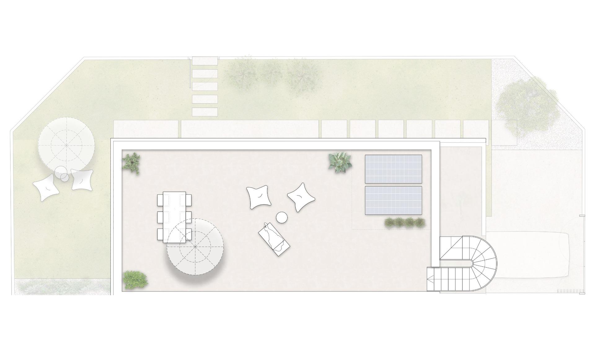 New build townhouses and corner townhouses in pilar de la horadada