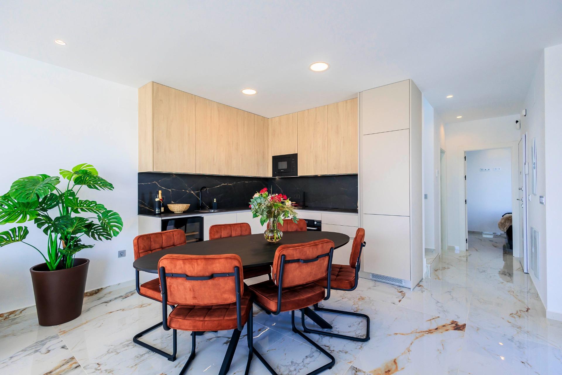 New build villas in pilar de la horadada on the golf course
