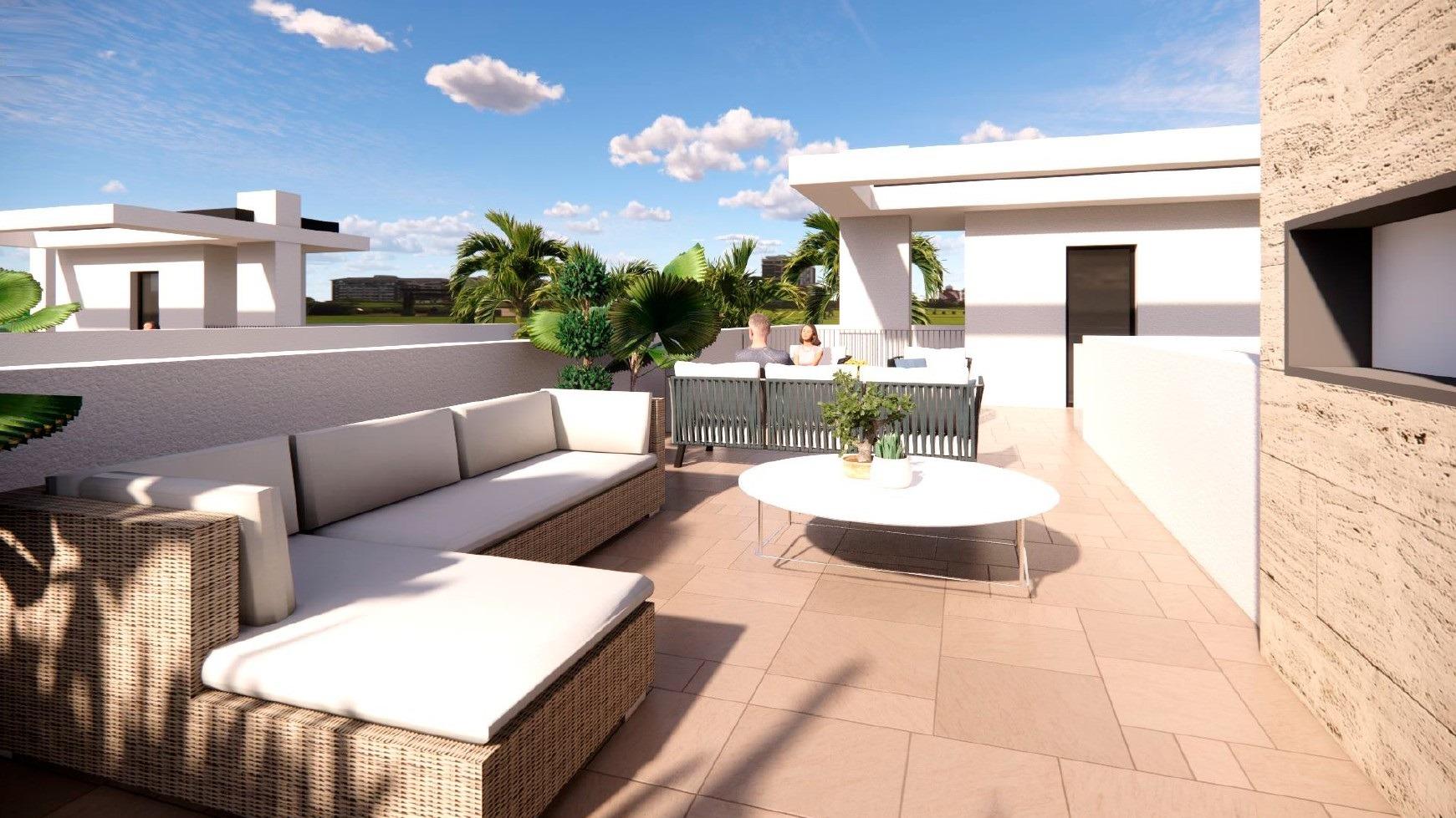 New build villas in private gated resort in province of murcia
