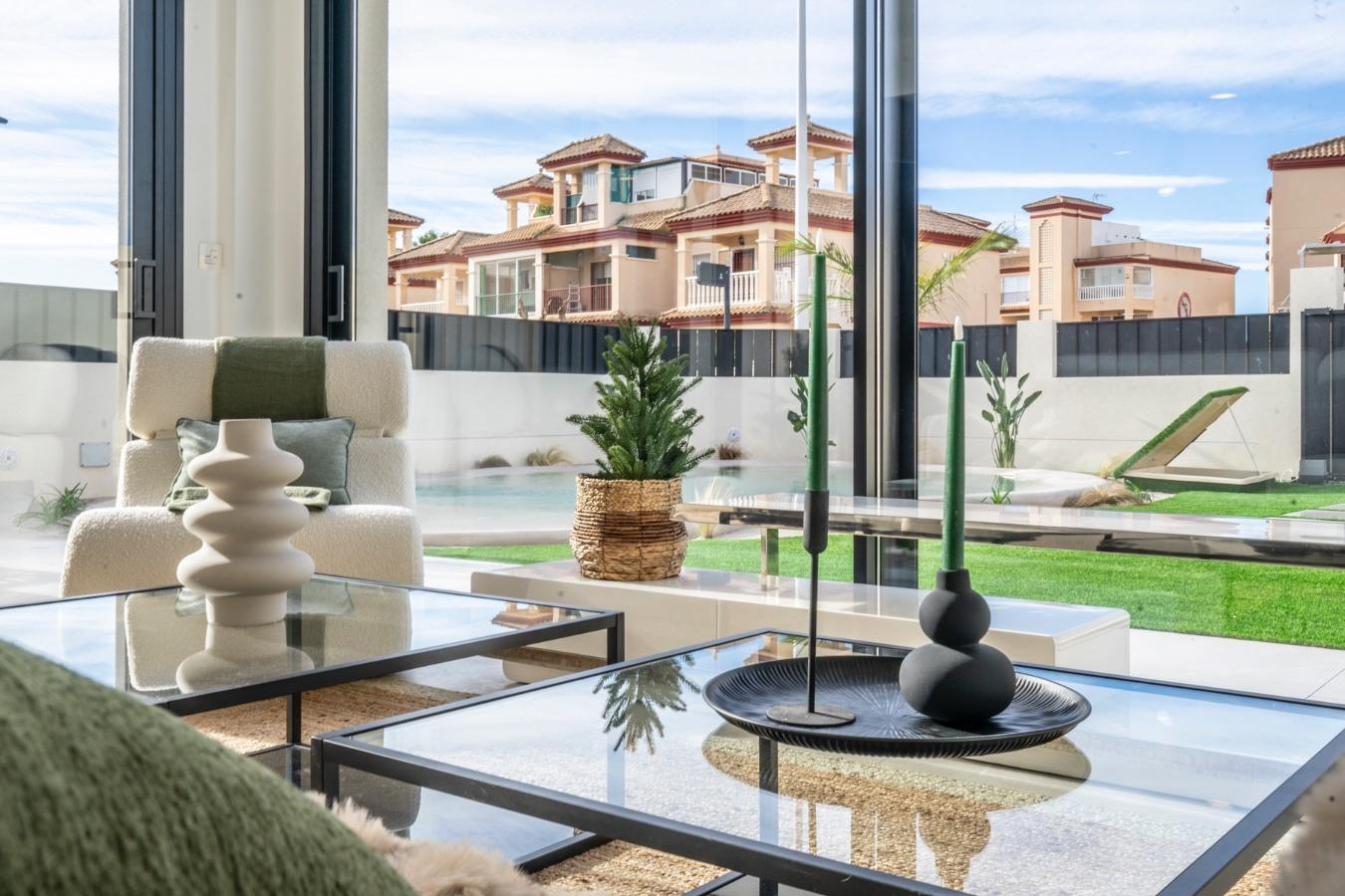 Newly built detached villas with private pool in roldán, torre-pacheco