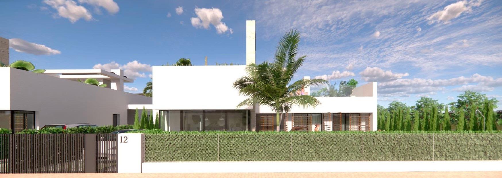 New build villas in private gated resort in province of murcia
