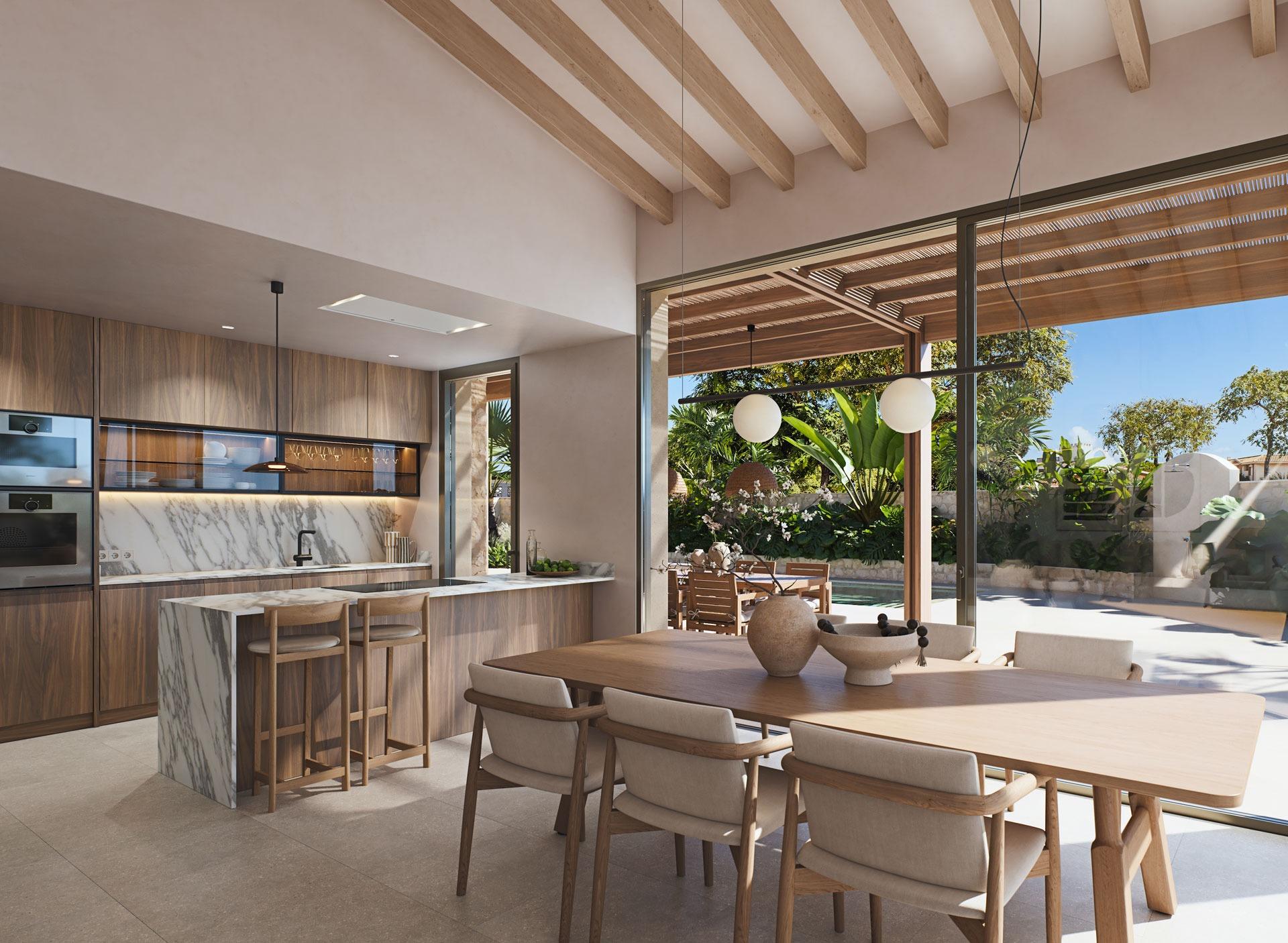 Modern villa just 150 meters from the beach in cabo de palos, costa cálida