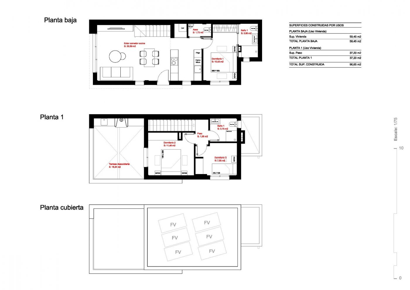 New semi-detached villas in daya nueva