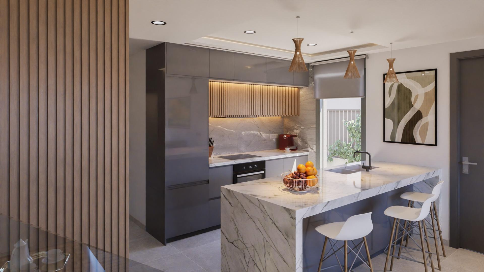 New build semi-detached villas in los nietos, la manga mar menor