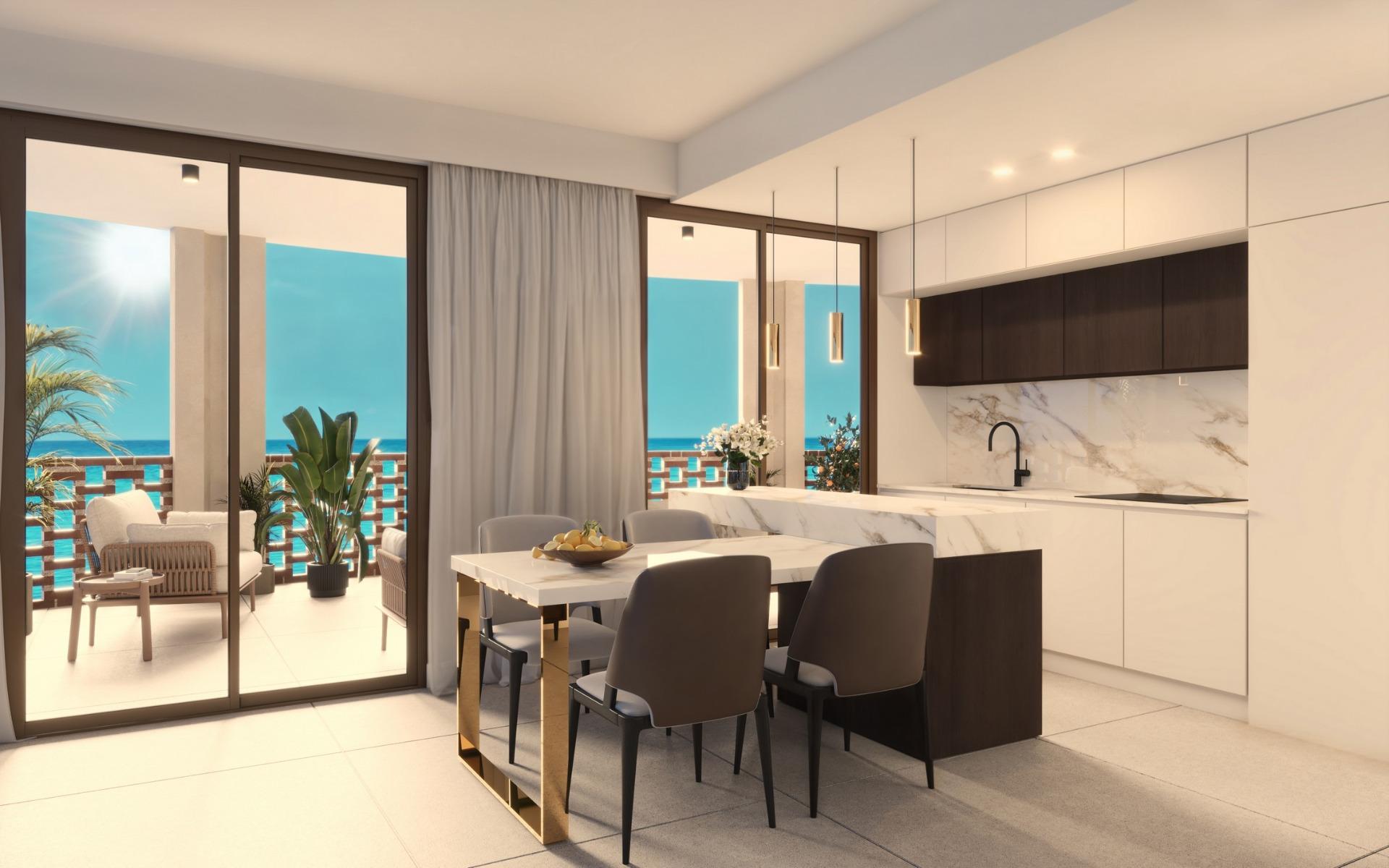 New build seaside apartments in villajoyosa - fully furnished investment opportunity on the costa blanca