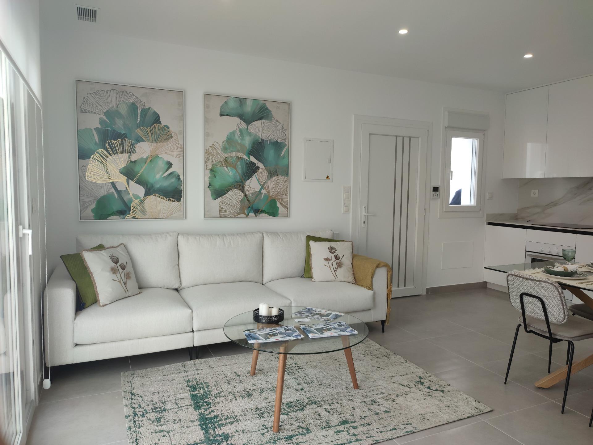 New build one level villas in balsicas, murcia