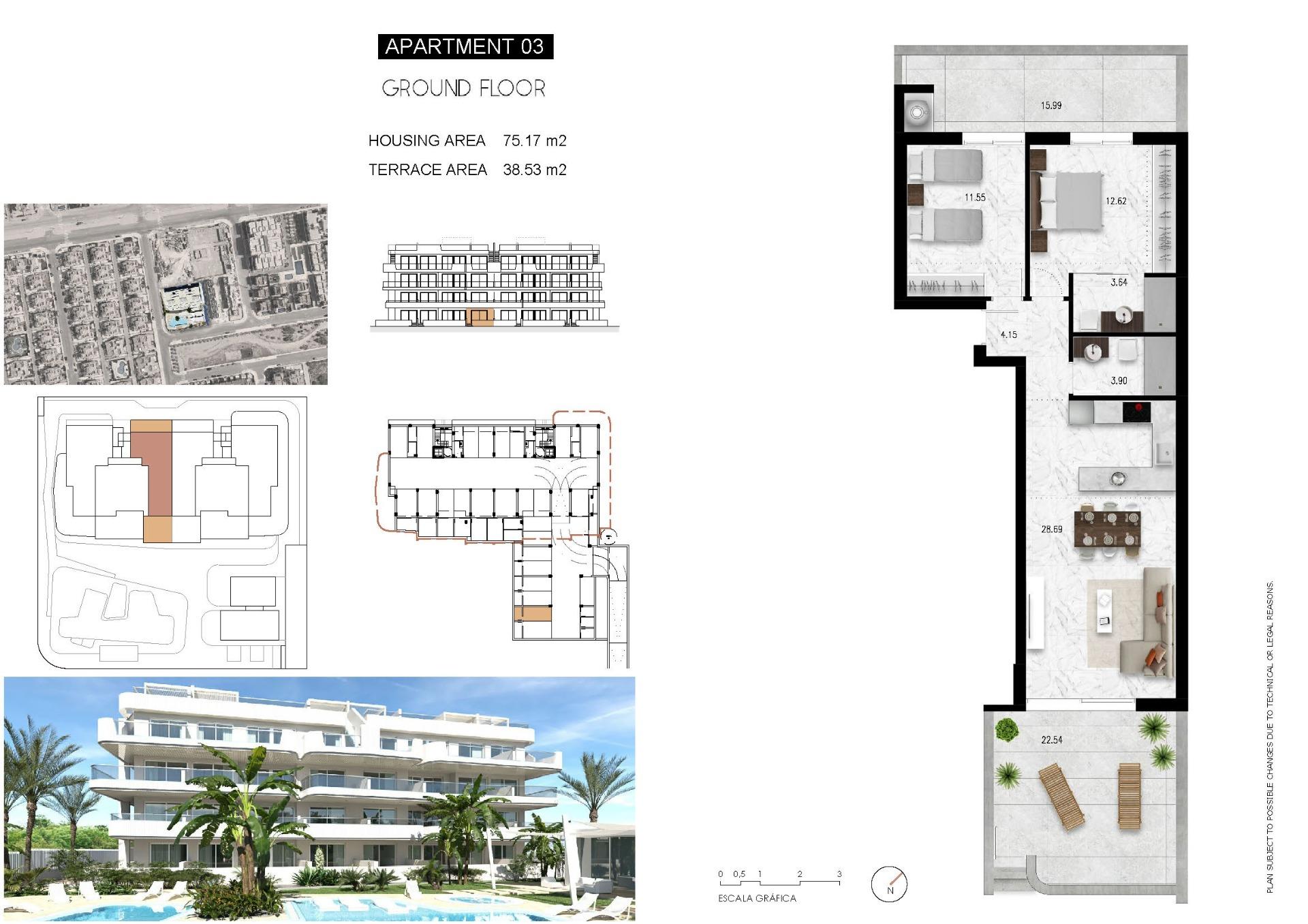 New build residential complex in lomas de cabo roig